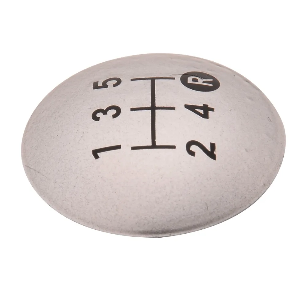 Хром Стилизация металла 5 Скорость Шестерни рукоятка рычага переключения