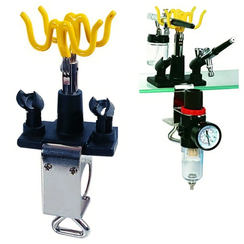 Новый держатель Аэрограф вмещает 4 зажима на стол настольная станция