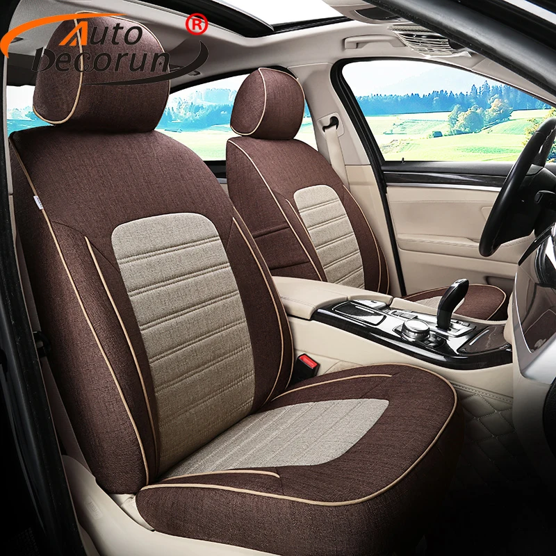Чехлы AutoDecorun на сиденья автомобиля для Toyota Land Cruiser Prado все 3 ряда чехлов