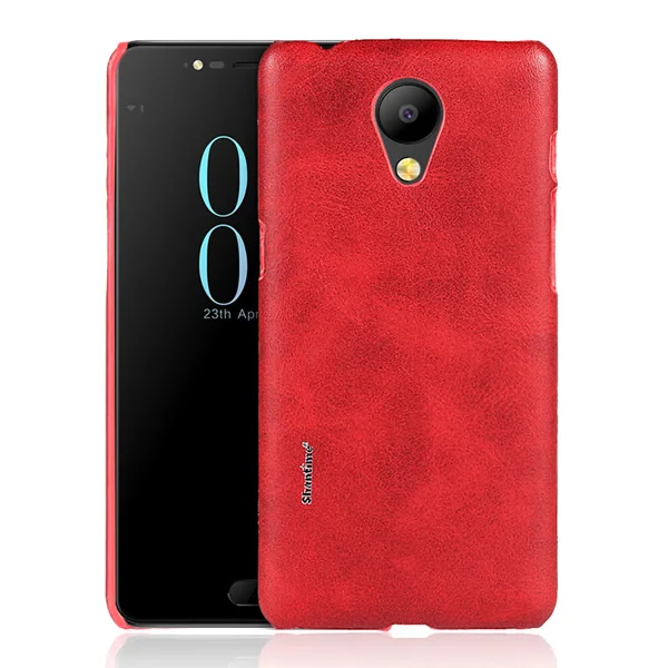 Для Elephone P8 чехол Чехол для Elephone P8 деловой чехол Роскошный Ретро Обложка на заднюю панель из искусственной кожи - Цвет: RED