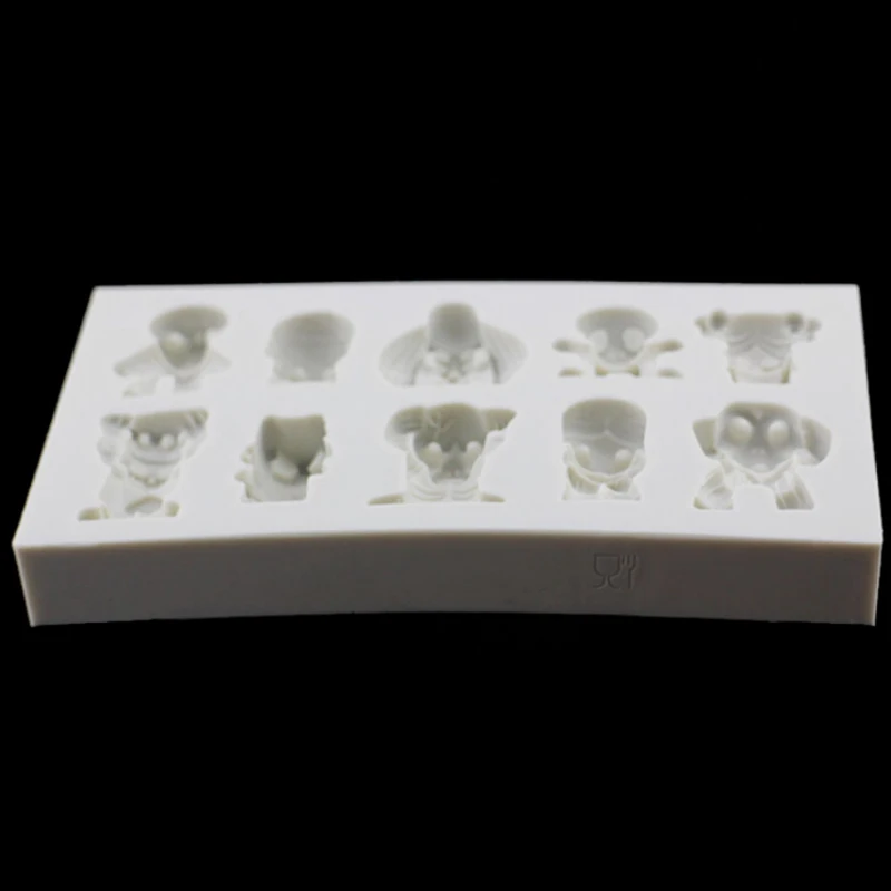 Хэллоуин Череп силиконовые формы для украшения торта инструменты ремесла кексы