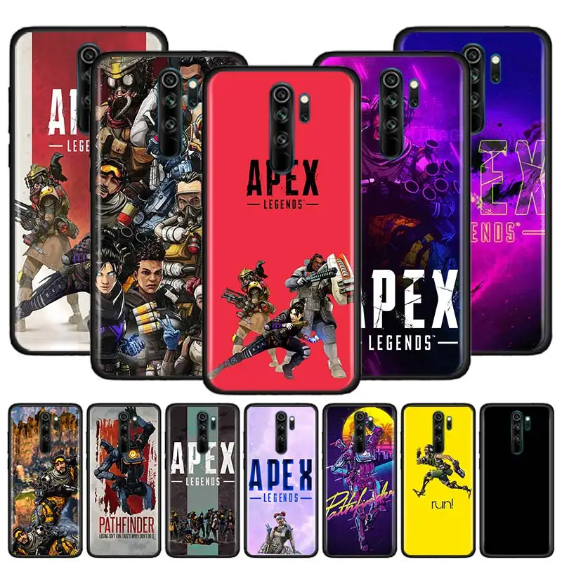 Чехол для Xiaomi Redmi Note 9 9S 8 8T 7 Pro 7A 8A 9A 9C черный мягкий чехол телефона K20 K30 Capa Cover Apex