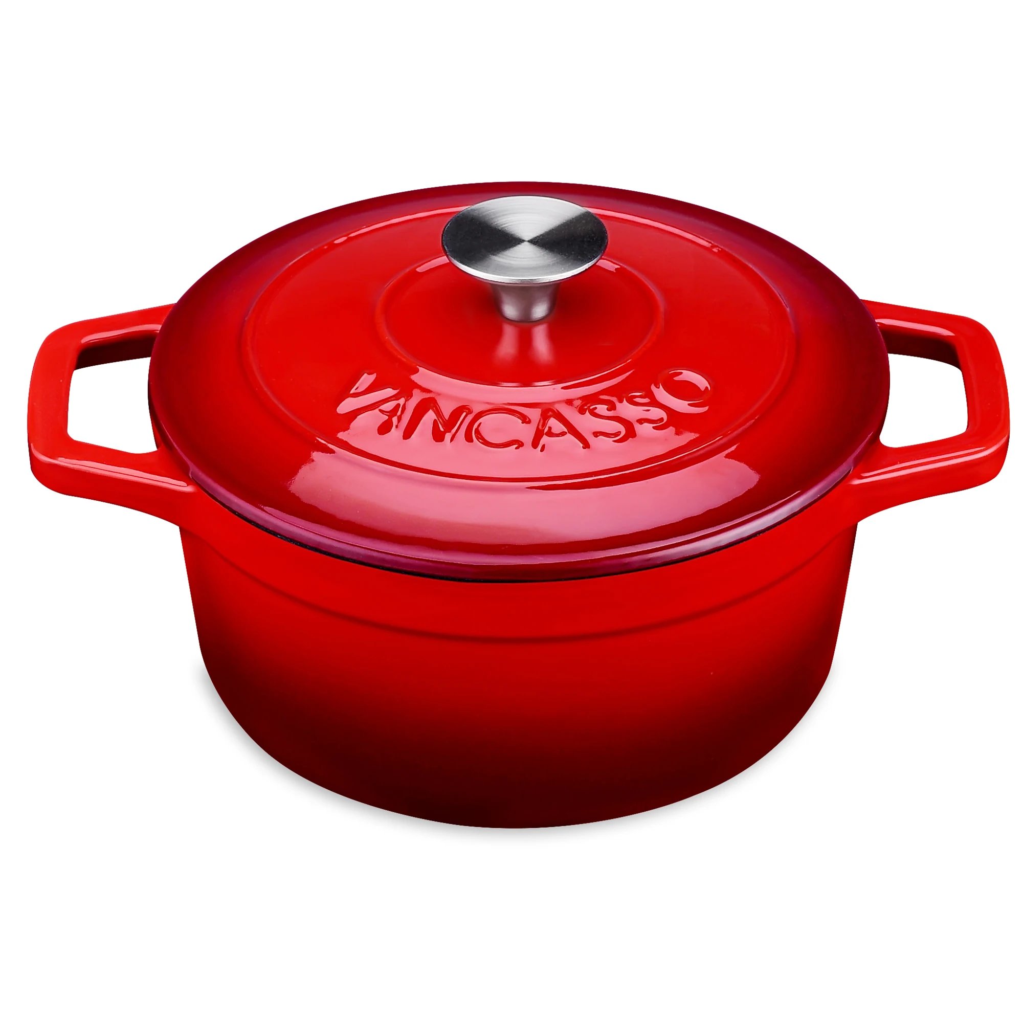 

Vancasso эмалированная кастрюля блюдо 2л антипригарная эмалированная голландская духовка посуда с крышкой из нержавеющей стали чугунная кастрюля 20 см