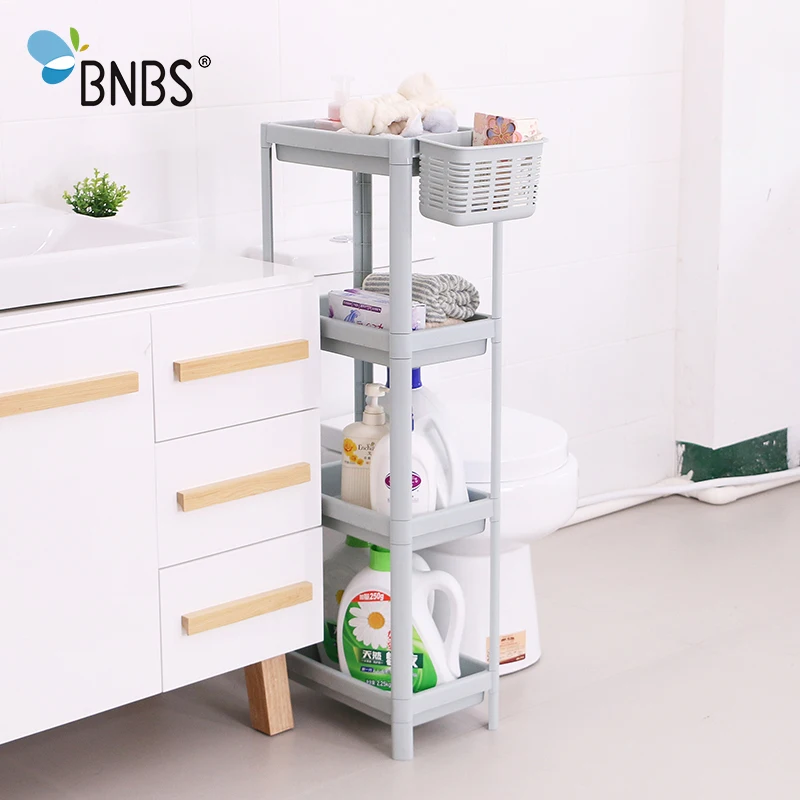 BNBS, органайзер для ванной комнаты, полка, держатель для хранения, стойка для хранения мебели в ванной, предметы домашнего обихода, полки с корзиной