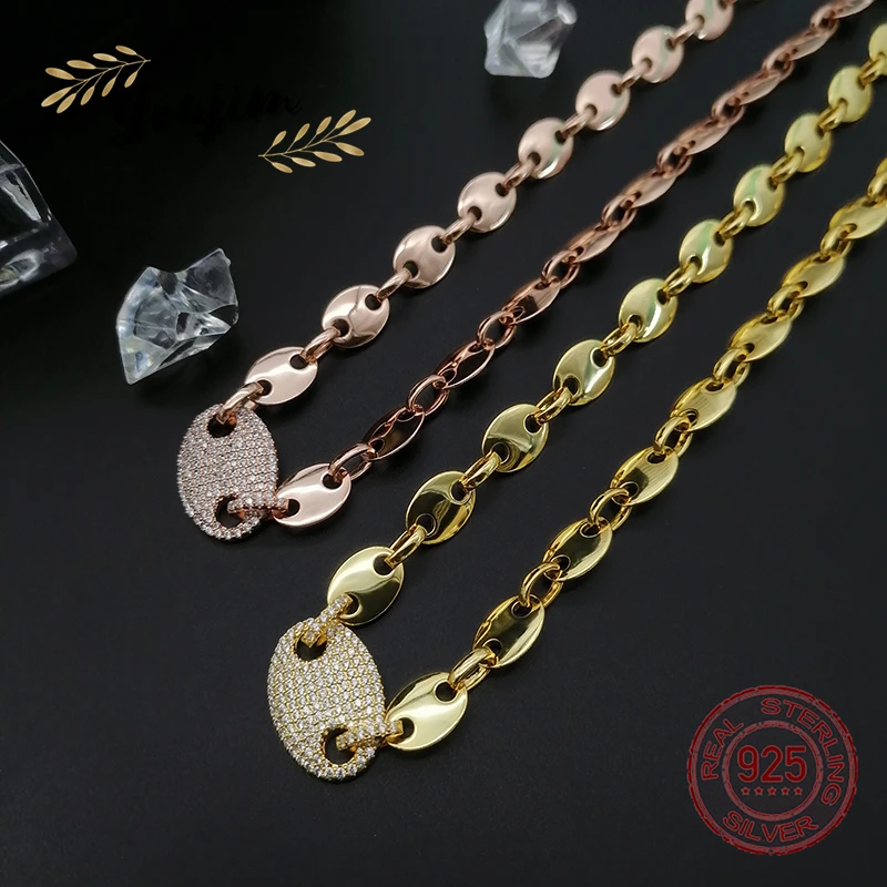 

Новое Женское Ожерелье в виде свиньи из серебра 925 пробы, роскошное изысканное ювелирное изделие в Монако