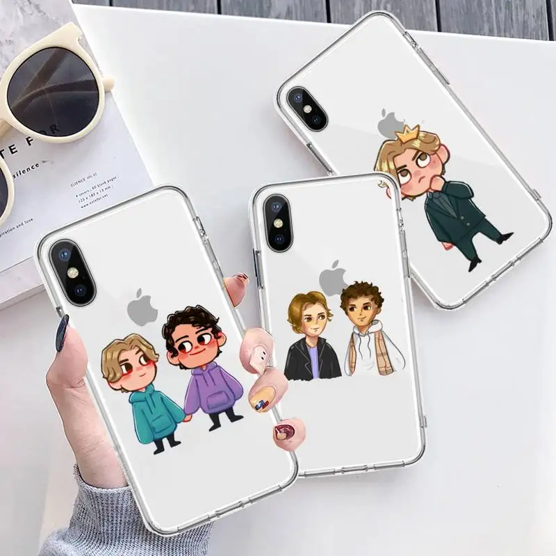 

Young Royals TV series Phone Case Transparent soft For iphone 12 11 13 7 8 6 s plus x xs xr pro max mini