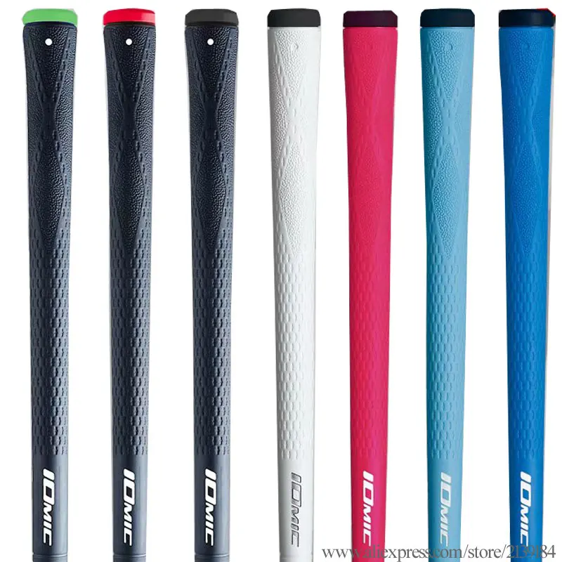 Новые высококачественные резиновые деревянные рукоятки IOMIC 7 шт./лот клюшки для