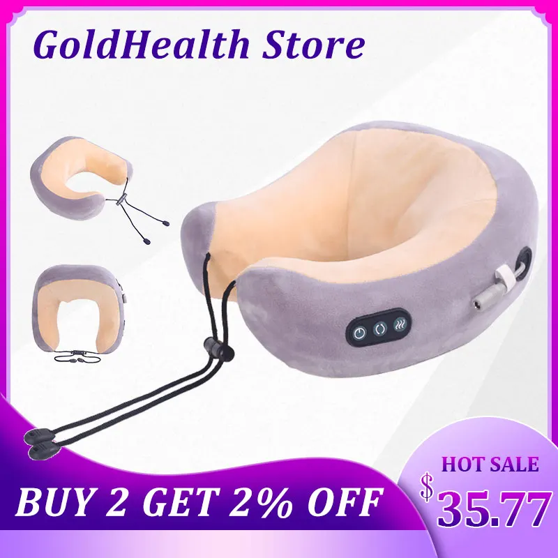 Дешевый Электрический массажер для шеи HIDOMDOM устройство массажа шиацу с