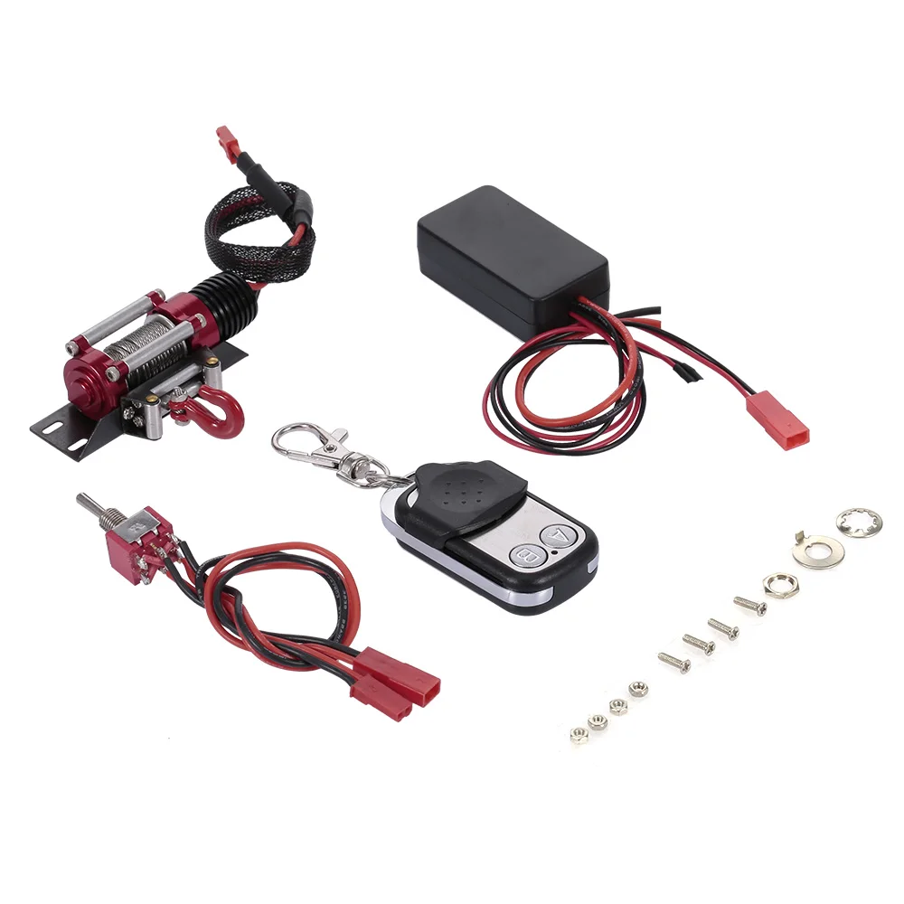 1/10 RC Rock Crawler Steel Проводная автоматическая система управления гусеничной лебедкой