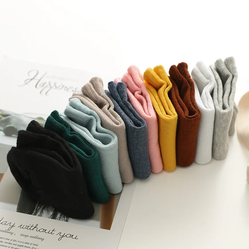 Женские носки 2019 весна лето женские хлопок цвет милый мультфильм вышивка медведь