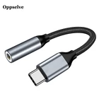 Оригинальный тип C до 3,5 мм аудио разъем для наушников разветвитель для huawei Xiaomi Oneplus 7 Oppo USB C музыкальный конвертер Jack AUX адаптер