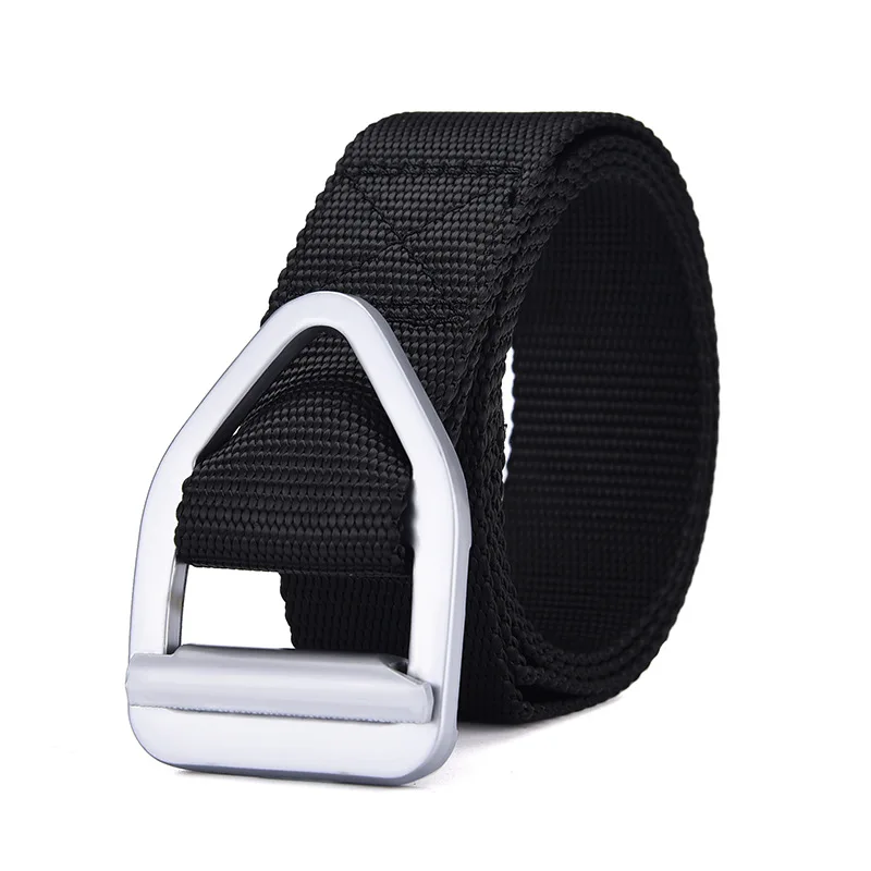 

New Arrivals Fashion Hot Desingers Black Outdoor Belt Woven Nylon Canvas Waistband Girl And Women Bullet Climbing Free Shipping