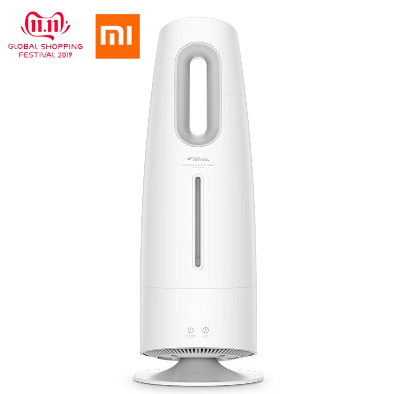 Xiaomi Smart Home DEERMA увлажнитель воздуха туман Maker Сенсорный экран 4L масляный диффузор очиститель воздуха с кондиционером офис бытовой