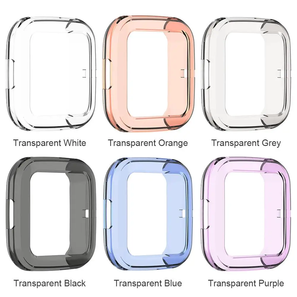 Смарт часы защитный чехол для Fitbit Versa 2 новый высококачественный ТПУ полный экран