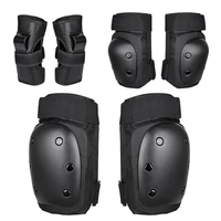 6pcsset protective gear set knee pads skating helmet knee pads elbow pad wrist hand protector for kids adult cycling roller