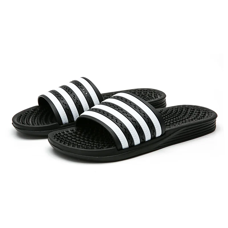 

Шлепанцы мужские/женские для дома, дышащие Нескользящие, летняя обувь для ванной комнаты, плоская подошва, удобные