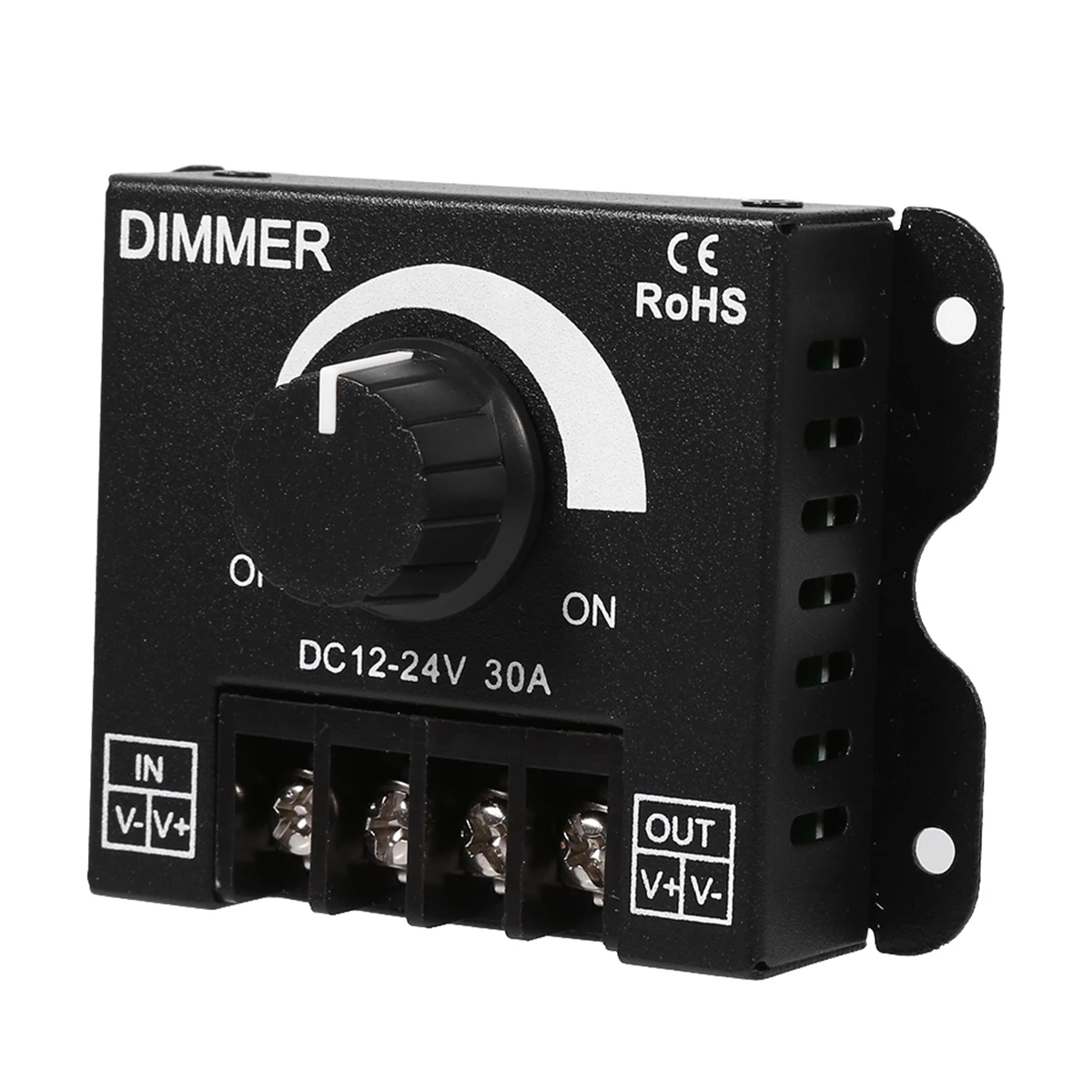 

12V-24V 30A 0-100% adjustabl Led Switch Dimmer Controller Manual Operation for Strip Light Single Color auto memory function