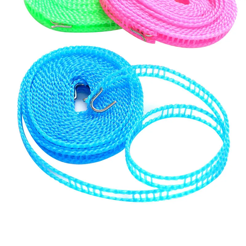 Нейлоновая веревка для белья путешествий на открытом воздухе Нескользящая