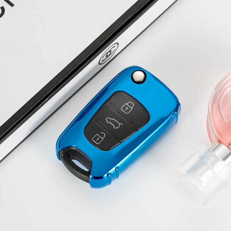 Чехол для ключа мягкий чехол автомобиля Новый тюнинг Hyundai i30 Accent Solaris Verna K2 K5