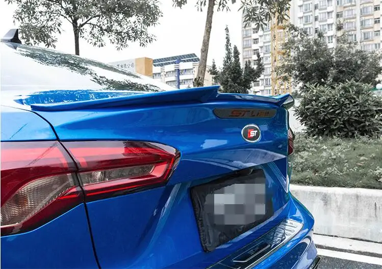 Спойлер для FORD Focus 2019-2020 спойлер фокусировки заднего крыла автомобиля из ABS
