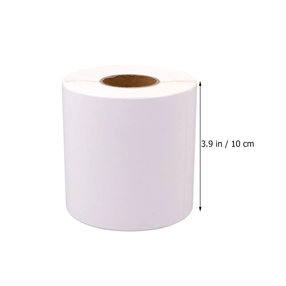 

1 Roll of Round Simple Blank Copper Labels Adhesive Stickers Paper Label for Office Shop Store (White, 100x150mm, 350pcs/Roll)