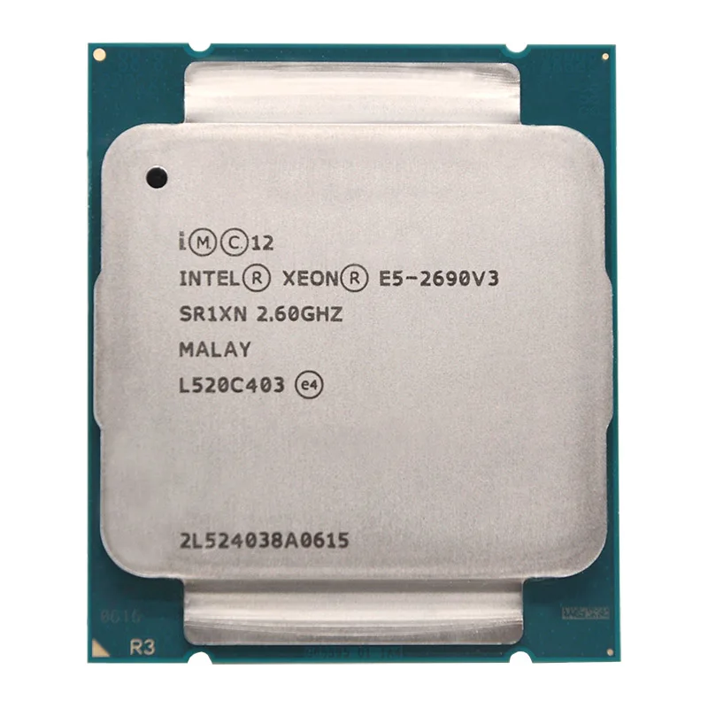 Процессор Intel Xeon E5 2690 V3 процессор 2690V3 2 6 ГГц 12 ядер 30 Мб разъем LGA 2011 3 подходящая