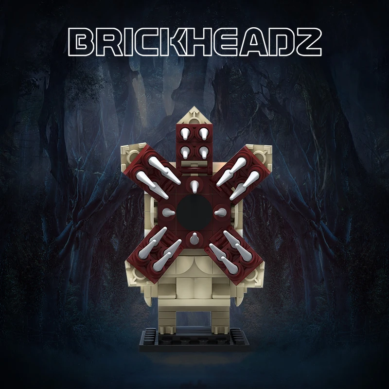 Набор строительных блоков MOC серии монстр Demogorgon Brickheadzss игрушки для детей с