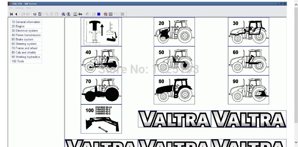 Запчасти Valtra Vision Lexcom Каталог 2013 | Автомобили и мотоциклы