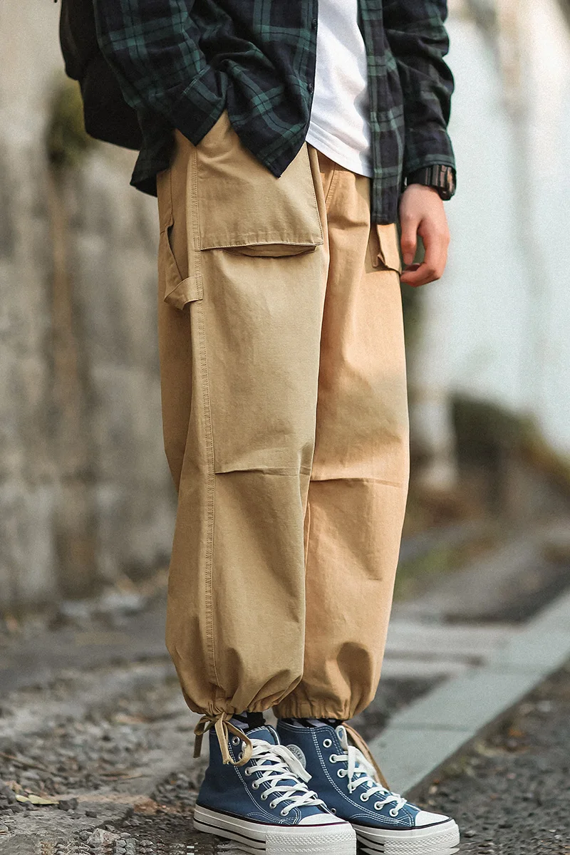 

Men's Casual Fashion Loose Cotton Linen Pure Color Pocket Comfort Long Pant comfortable mens linen pants pocket wide leg pants