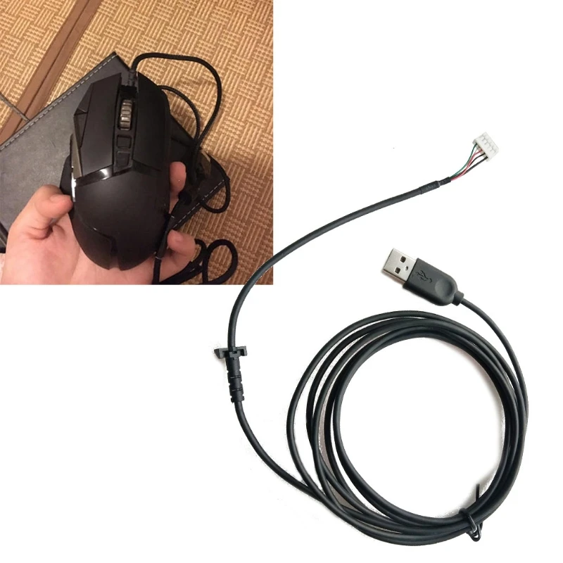 

2M USB Mouse Cable Replacement for G402 Game Mouse Compatible with logitech, Wire Cable Replacement Repair Accessory