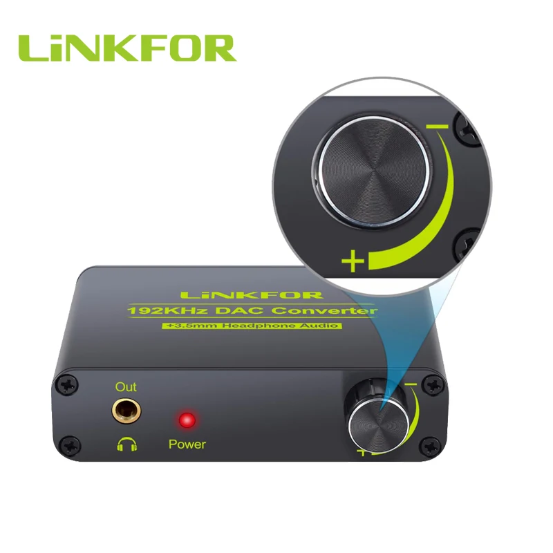 LiNKFOR цифровой аналоговый аудио конвертер адаптер Поддержка 5.1CH Dolby DTS AC3 до 2.0CH