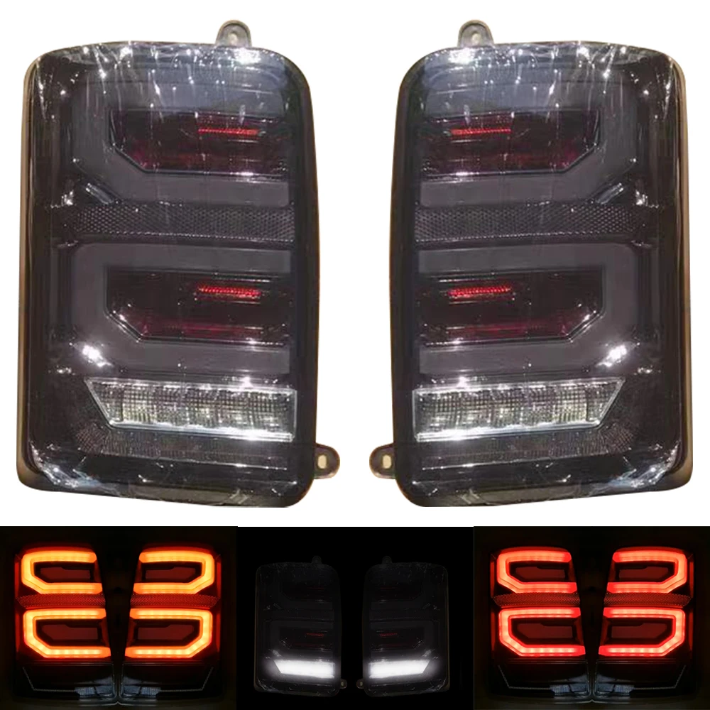 

Smoke/Red For lada niva 4x4 Car Styling Taillights LED Tail Light LED Rear Lamp relay DRL+Brake+Reversing+Signal Light Lamps