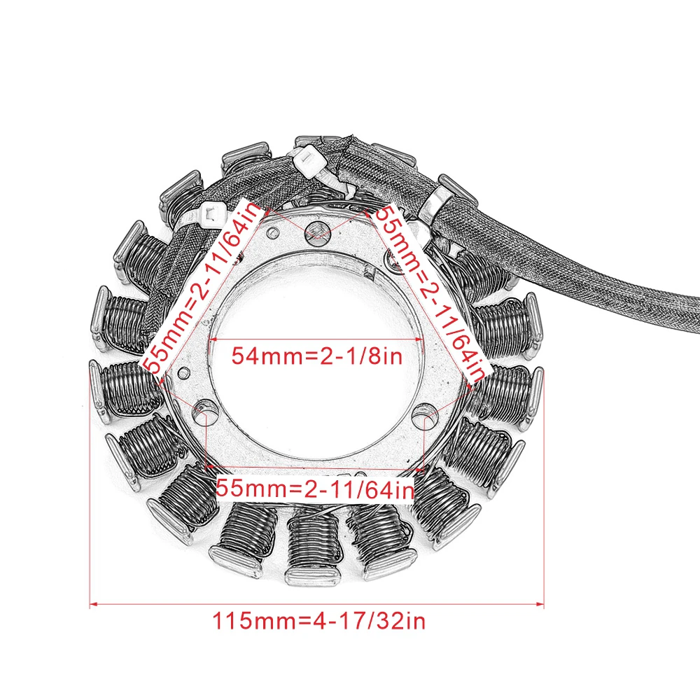 Статор зажигания для мотоцикла магнитный Yamaha Rhino 660 Hunter YXR450 YXR660 FA/FSE Kodiak 350 400 2WD 4WD |
