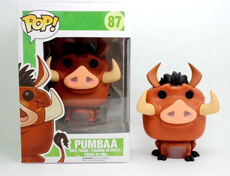 Поп Король Лев SIMBA LUAU PUMBAA MUFASA Аниме фигурки модели в розничной коробке Дети Рождество милые подарки