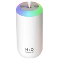 350ml large capacity air humidifier usb rechargeable wireless ultrasonic aroma water mist diffuser light