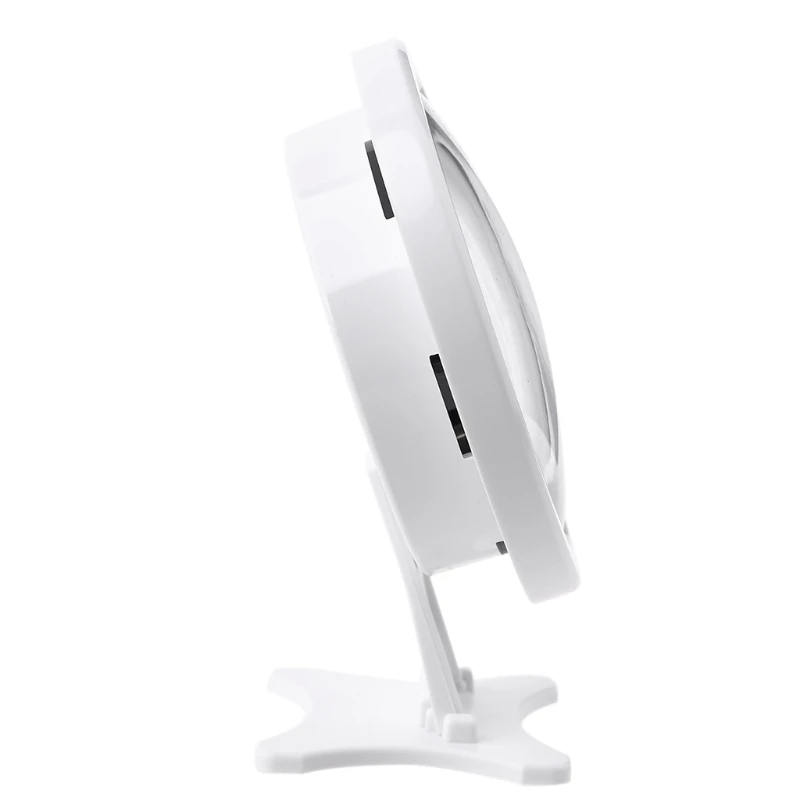 

W3JA No Battery Required Round Hygrometer Thermometer Hanging/Stand White Wireless Humidity Gauge Meter Table Wall