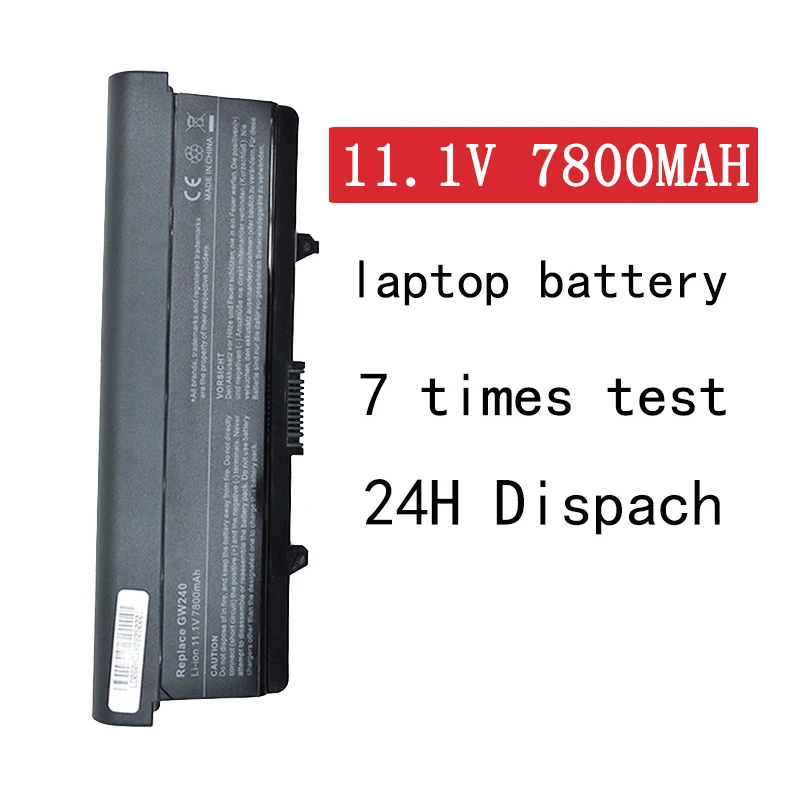 HSW 9cell 7800MAH Аккумулятор для ноутбука Dell GW240 297 M911G RN873 RU586 XR693 Inspiron 1525 1526x284g |