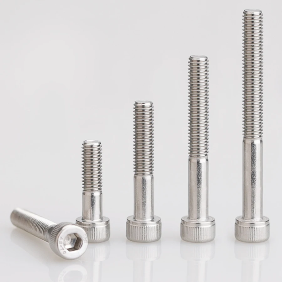 

M8 M10 M12 DIN912 Half Thread Hex Screws 304 Stainless Steel Partially Thread Hexagon Socket Head Cap Screws