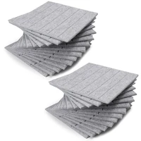 24 pcs sound absorbing panels sound insulation padsecho bass isolationused for wall decoration and acoustic treatment