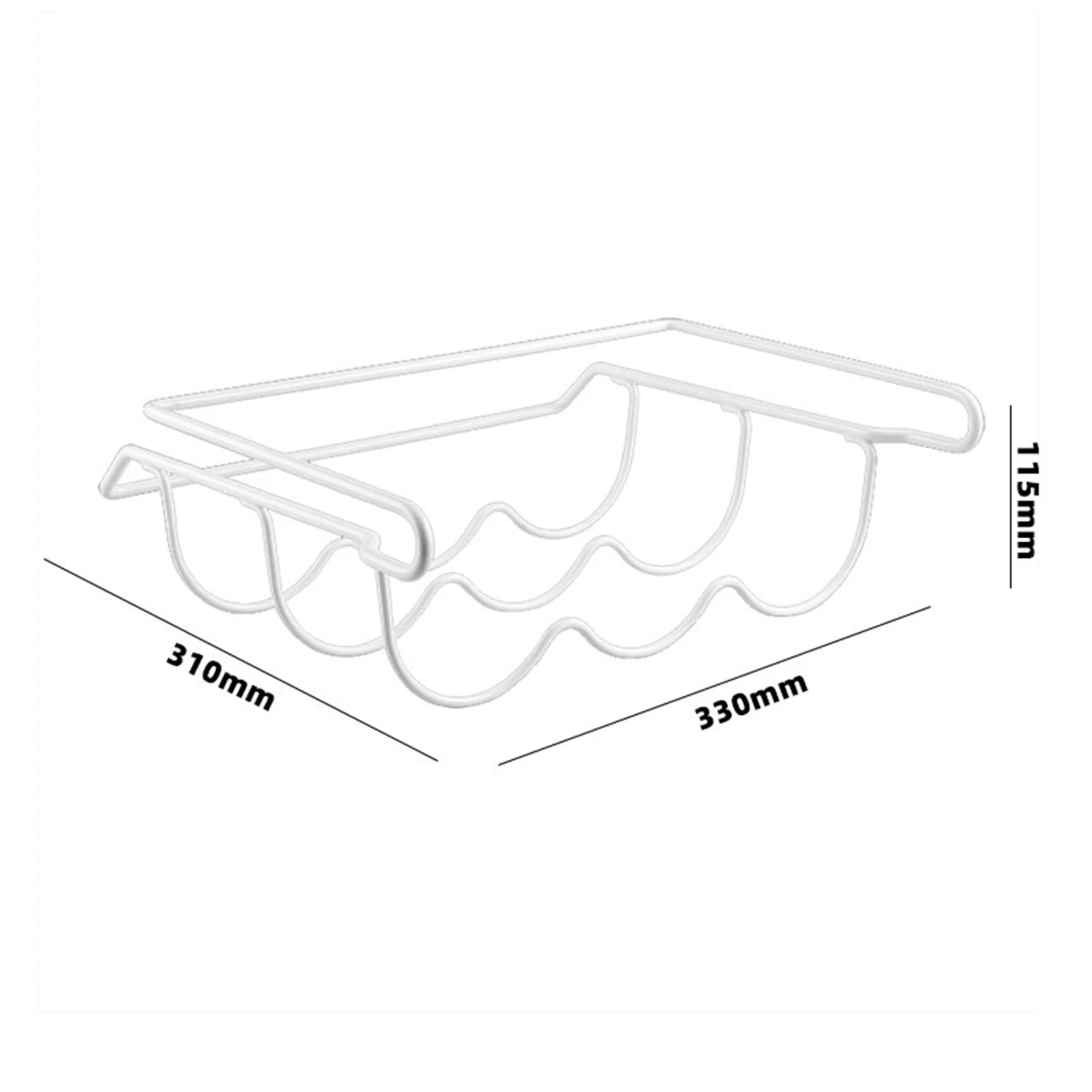 

High Quality Refrigerator Kitchen Rack Shelf Can Beer Wine Bottle Holder Rack Organizer Kitchen Storage Fridge Organizer Shelves