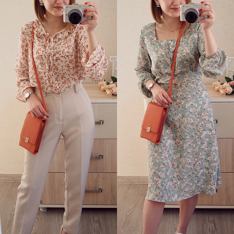 Миниатюрные дамские сумочки на плечо Женский кошелек с откидной крышкой для