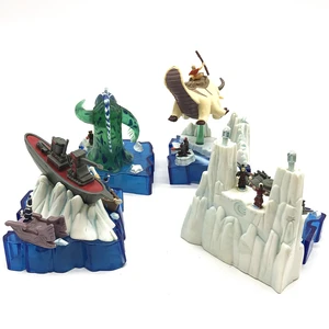 Avatar Series the last airbenders Micro Scene Siege of the North, Fire Nation, Appa Warship Figurals Collection Model Gift