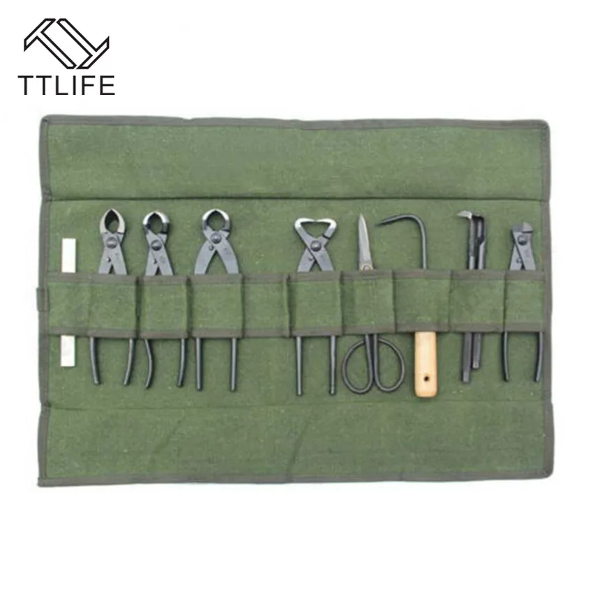 TTLIFE Портативный Набор садовых инструментов Япония бонсай сумка для хранения