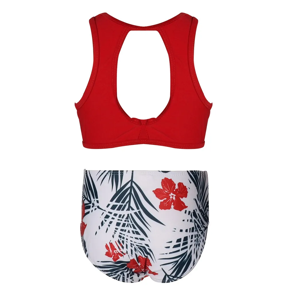 Toddler Kids Girls Print Monokini Push Up Bikini Sets Swimwear fitness biquini Summer swimsuit women купальник женский#D5 |