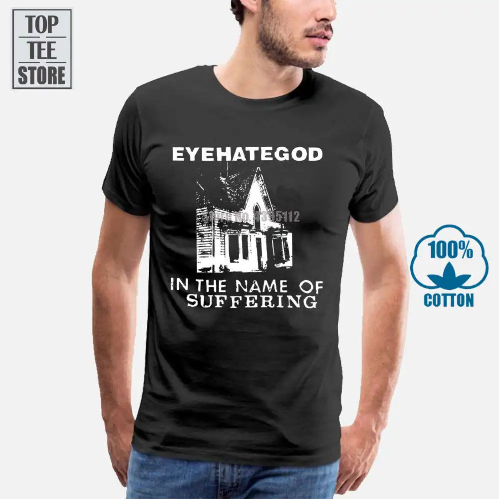 Повседневная рубашка Eyehategod Men'S черная футболка с короткими рукавами и