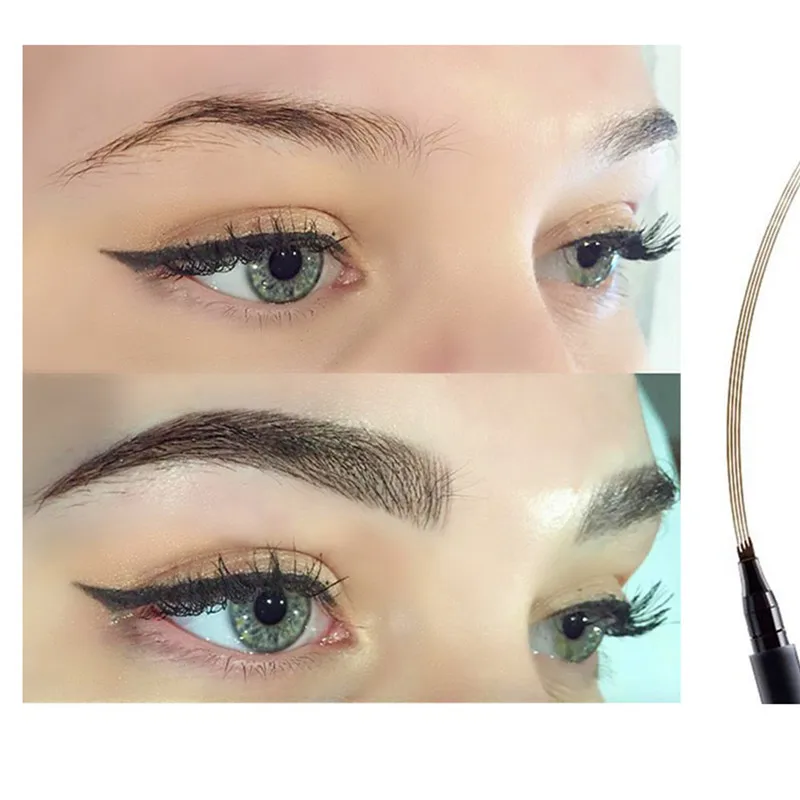 Lulaa четыре головки иглы-ручки для татуажа бровей длительный водонепроницаемый