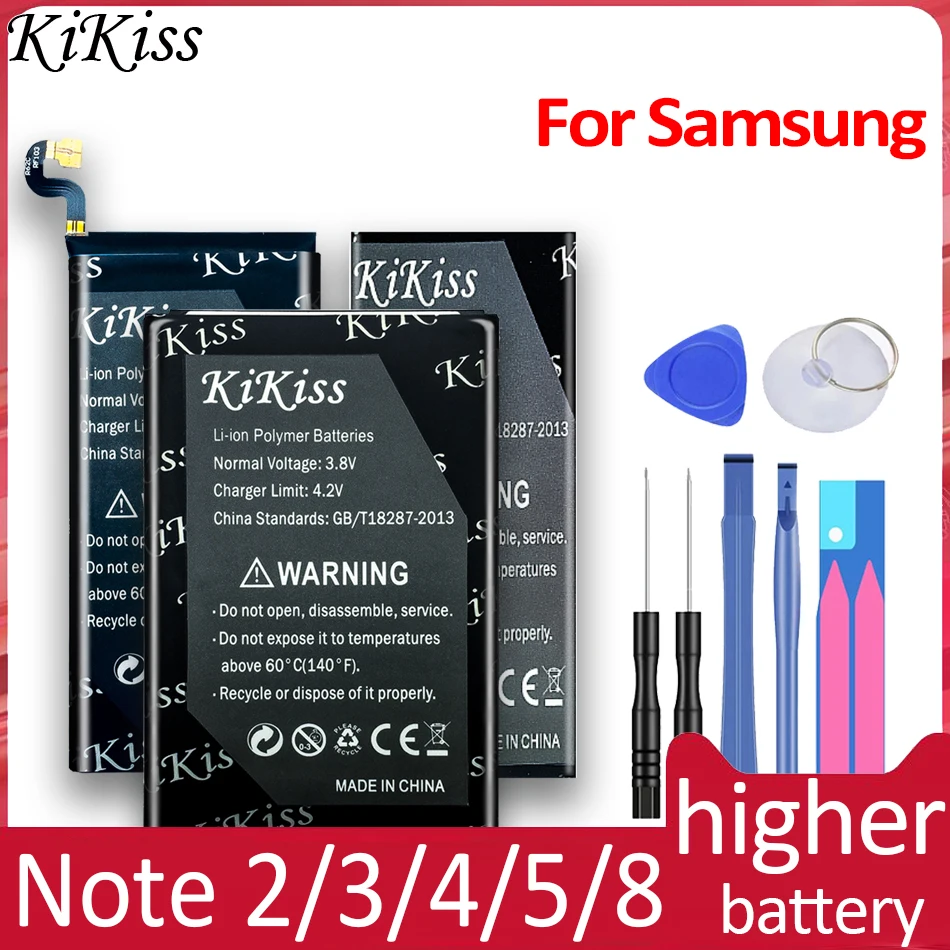 For Samsung Galaxy Note 1 2 3 4 SM N900 N7100 N910 N910F N910A GT N7000 I9220 Note2 Note3 Note4 Phone Battery B800BE EB595675LU