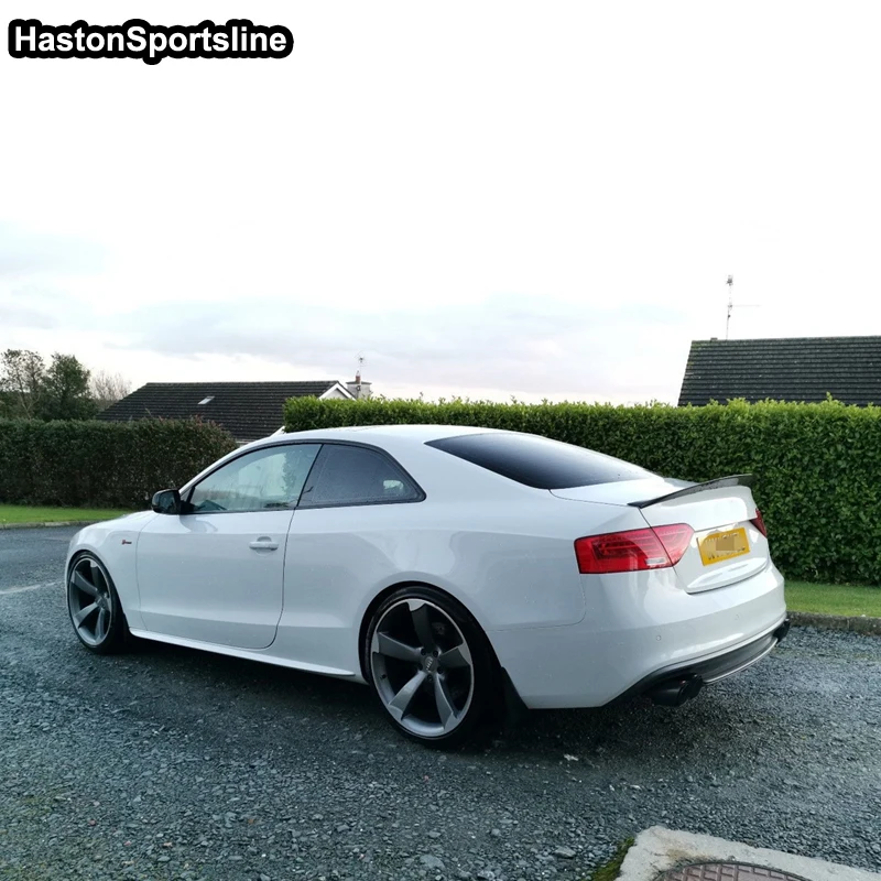 Для Audi S5 2Door HK Style спойлер для заднего багажника из углеродного волокна