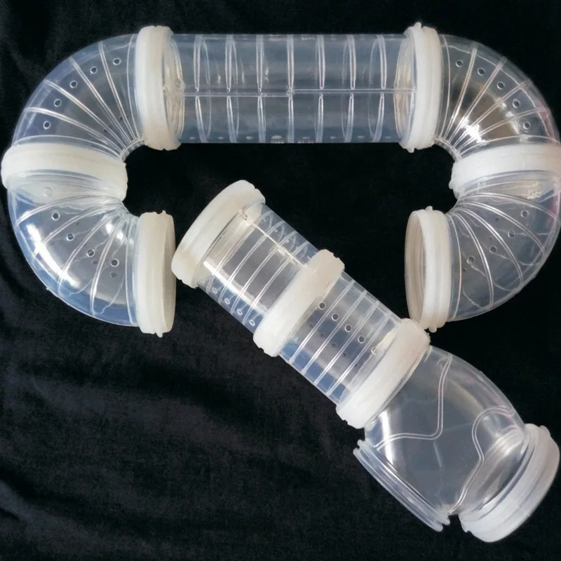 

Hamster Sports Tunnel Game Runway Dutch Pig Rat Hamster Play Durable Training Transparent Pipeline #07