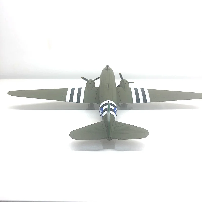 1/100 специальный литой металл Дуглас C-47 Второй мировой войны транспортный истребитель моделирование модель домашний дисплей коллекция игрушек для